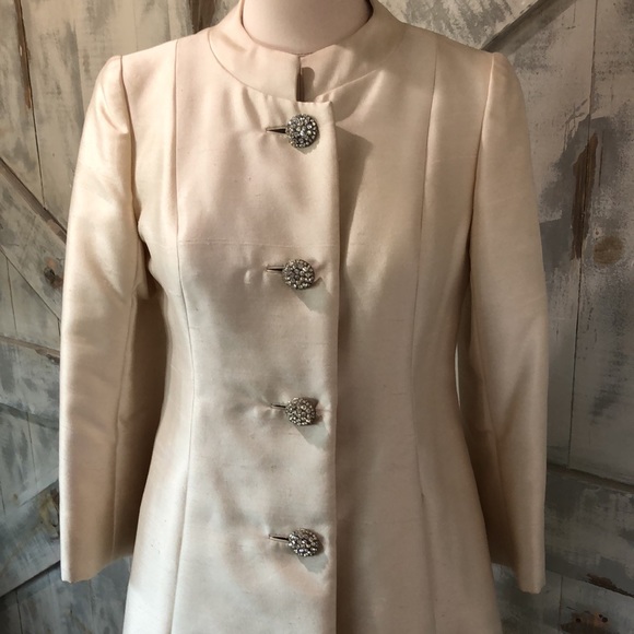 Vintage 1960’s raw silk maxi opera coat - Picture 4 of 13